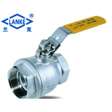 2PC Corée Type 1000 Psi Float Ball Valve dans Réduire Alésage